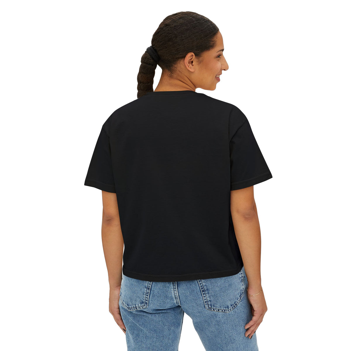 Boxy Tee - I'm Just A Girl Women's Graphic T-Shirt