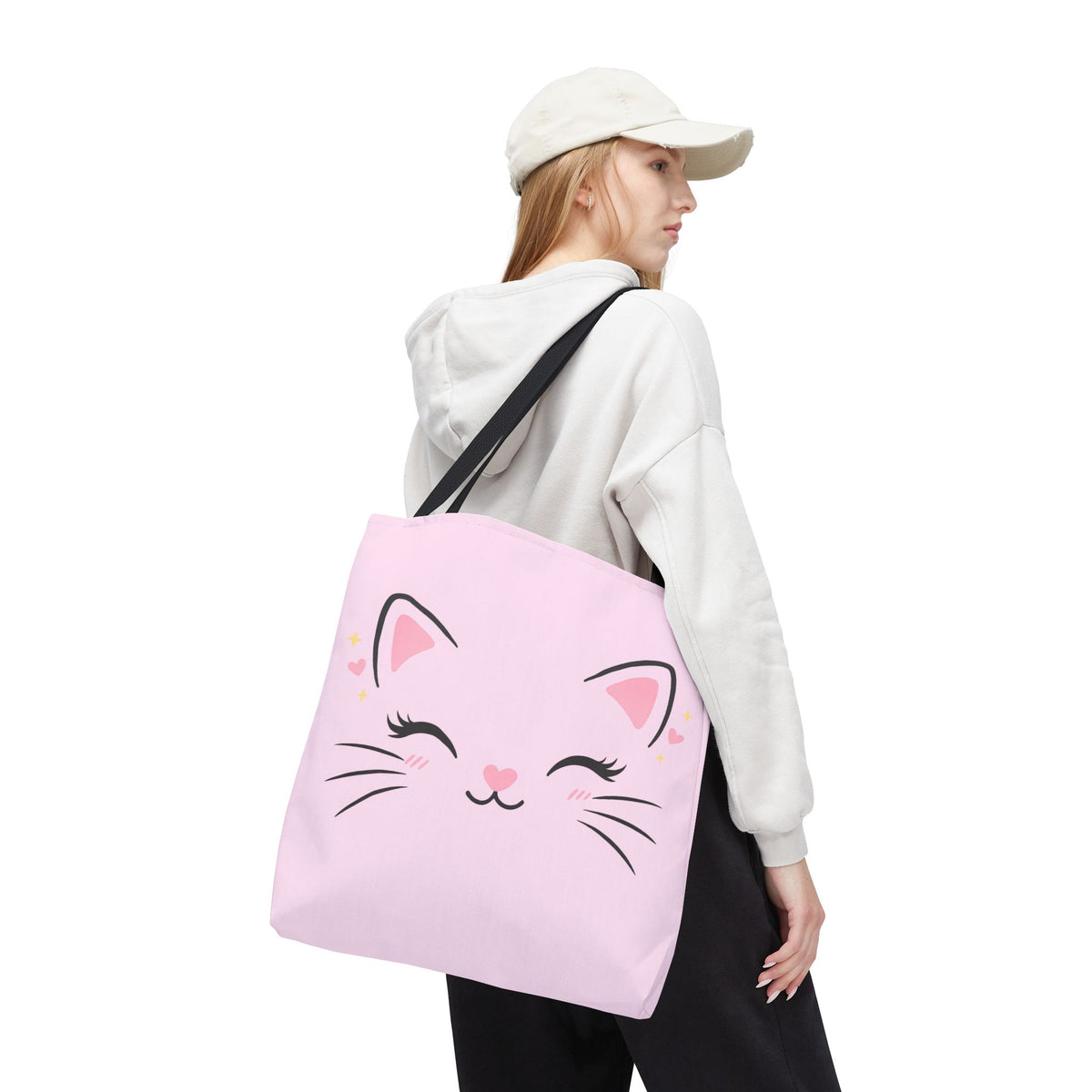 Blush Kitty Tote Bag