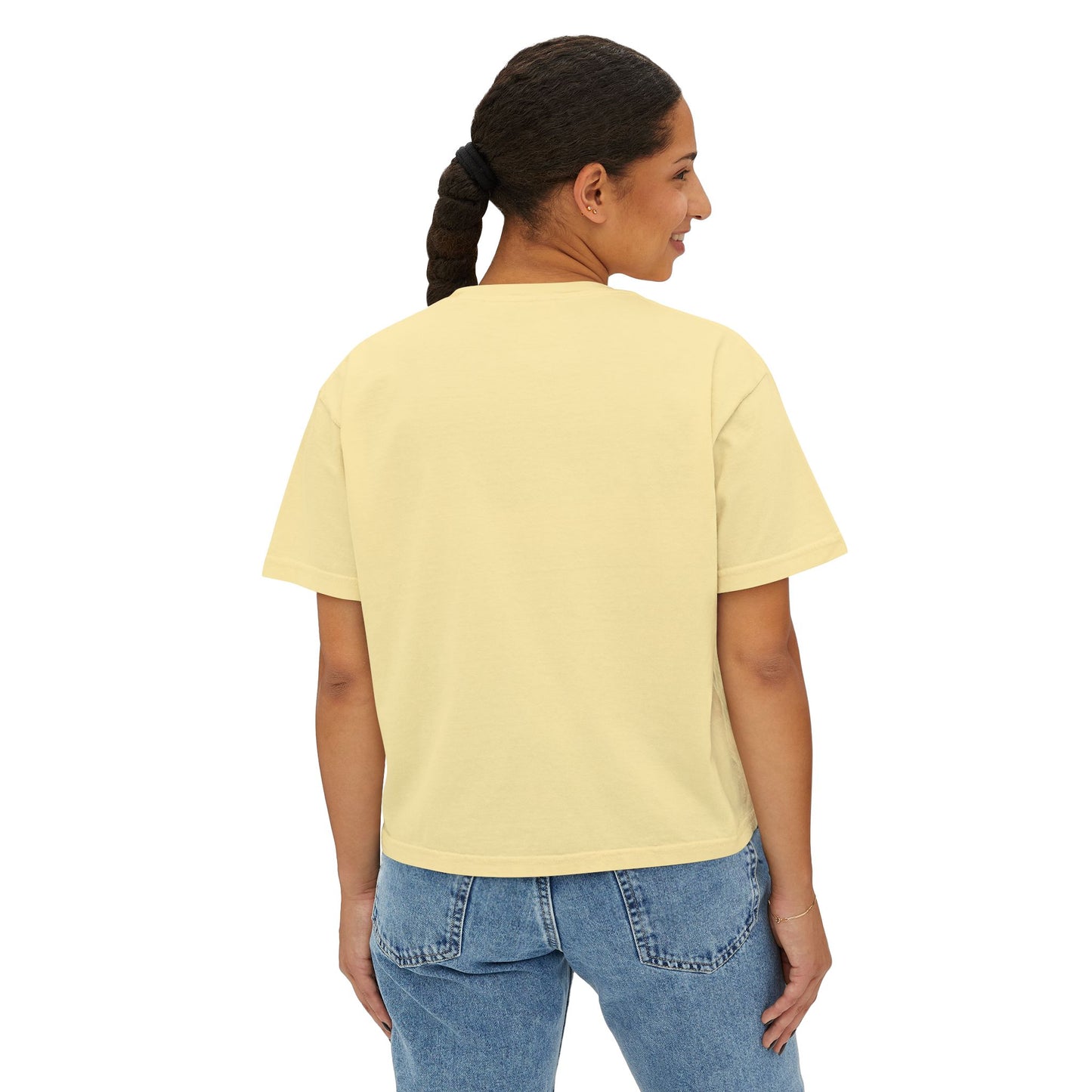 Boxy Tee - I'm Just A Girl Women's Graphic T-Shirt