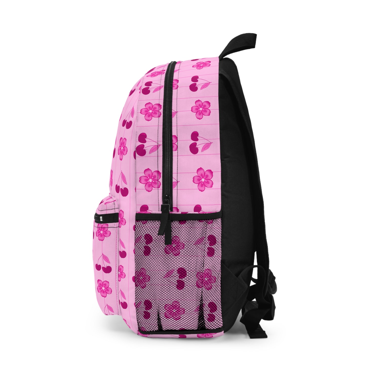 Floral Cherry Pink Backpack