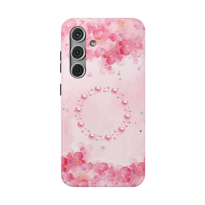 Tough Samsung Case — Cherry Blossoms Magnetic