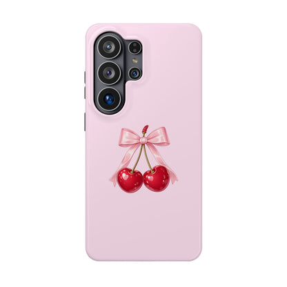 Cherry Bow Charm Samsung Case