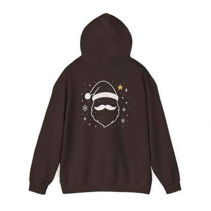 Starry Santa Hoodie Sweatshirt - Festive Holiday Christmas Clothing
