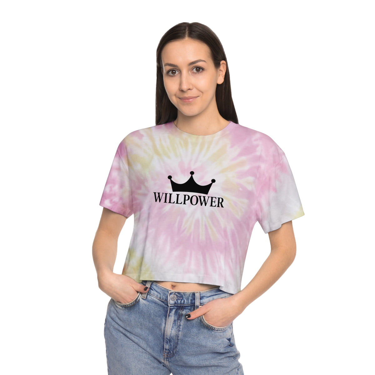 Willpower - Tie-Dye Crop Tee