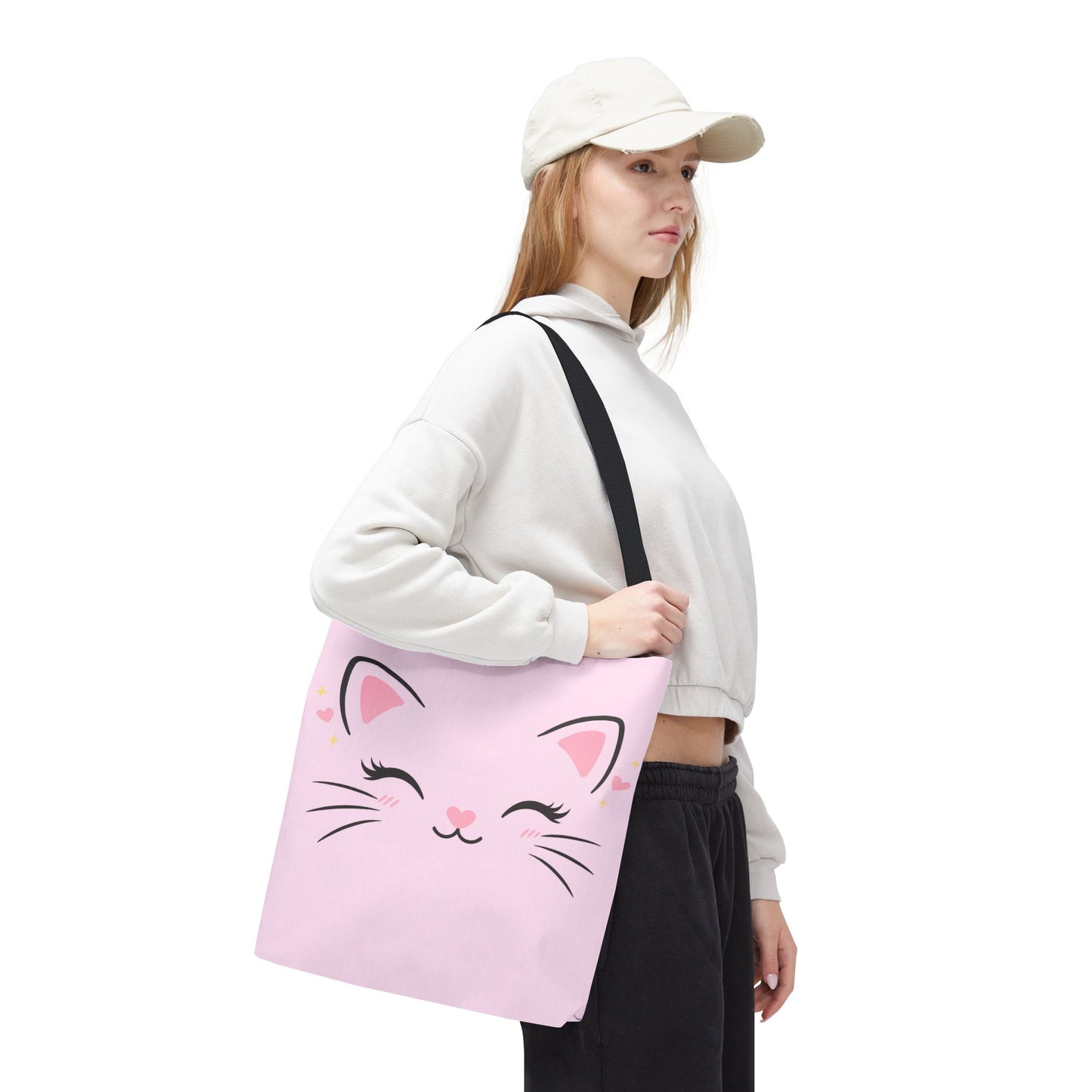 Blush Kitty Tote Bag