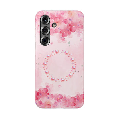Tough Samsung Case — Cherry Blossoms Magnetic