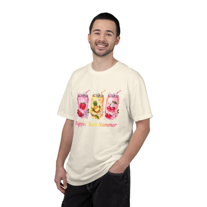 Sippin' Into Summer Fruit Soda Graphic T-Shirt