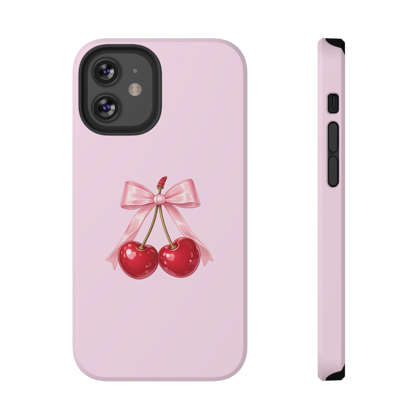 Cherry Bow Charm iPhone Case