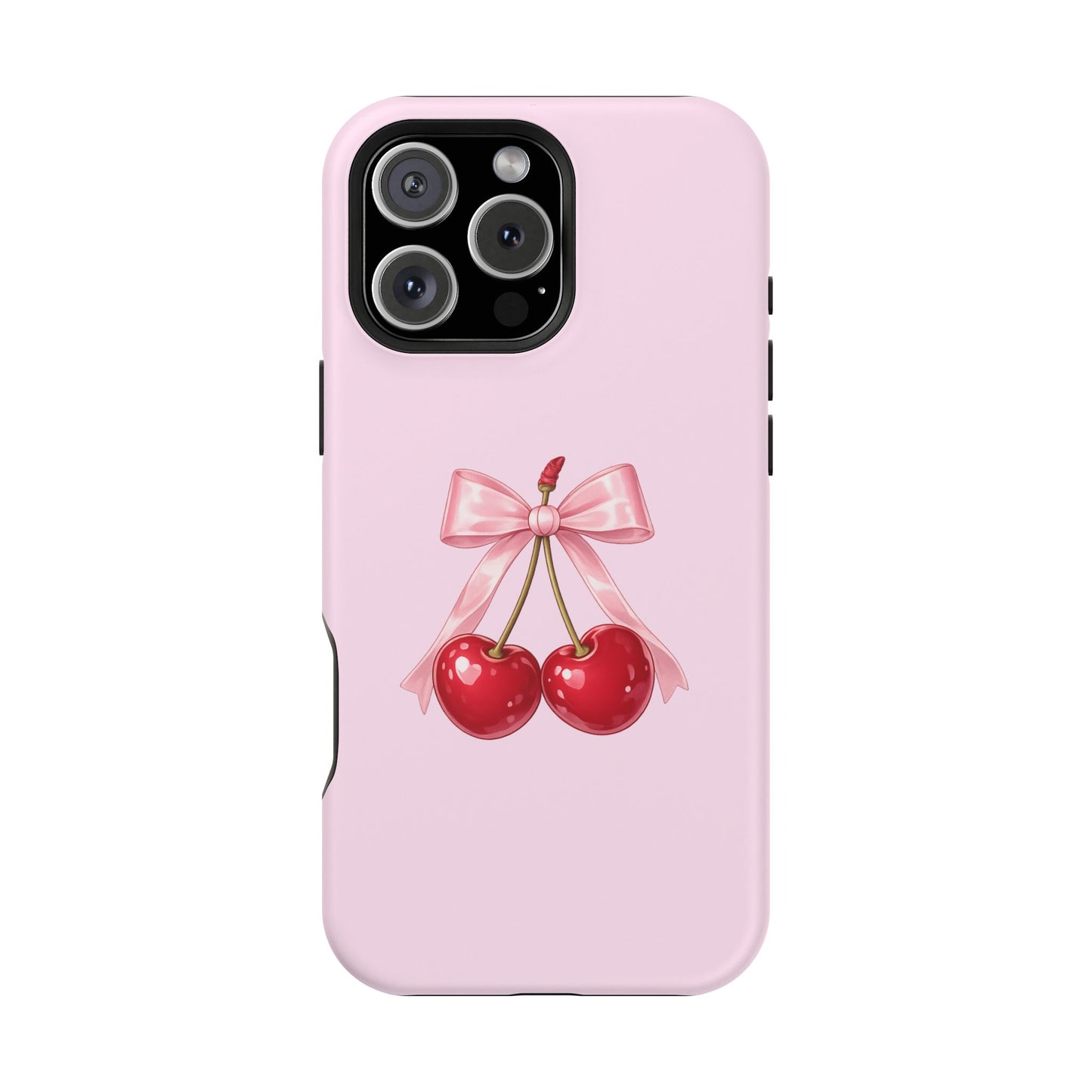 Cherry Bow Charm iPhone Case
