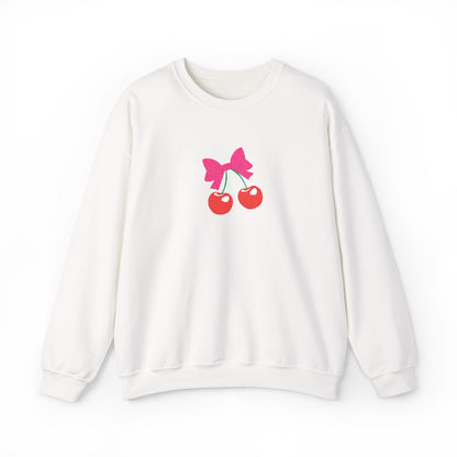 Cherry Embroidery Sweatshirt