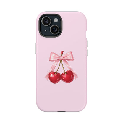 Cherry Bow Charm iPhone Case