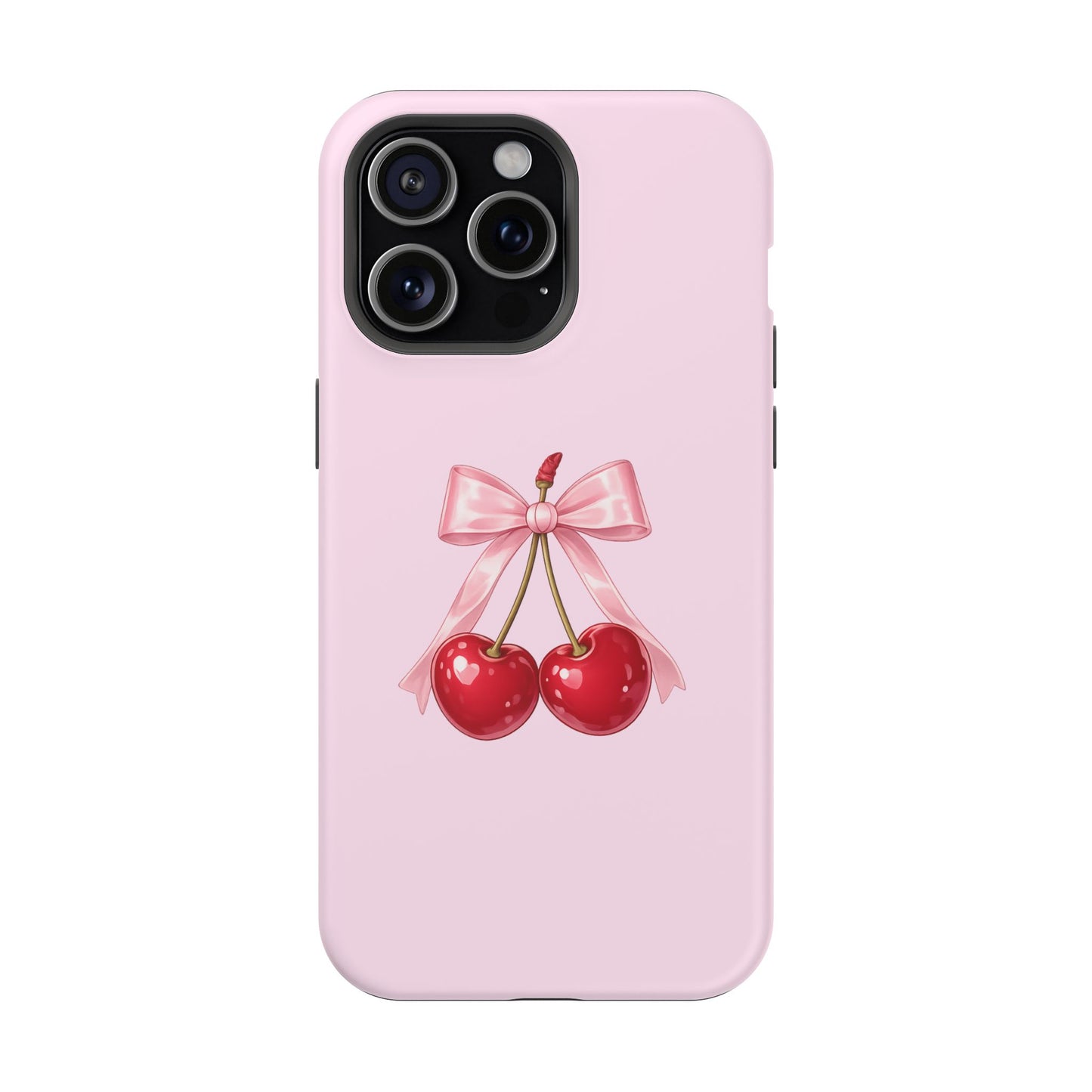 Cherry Bow Charm iPhone Case