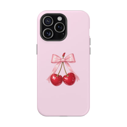Cherry Bow Charm iPhone Case