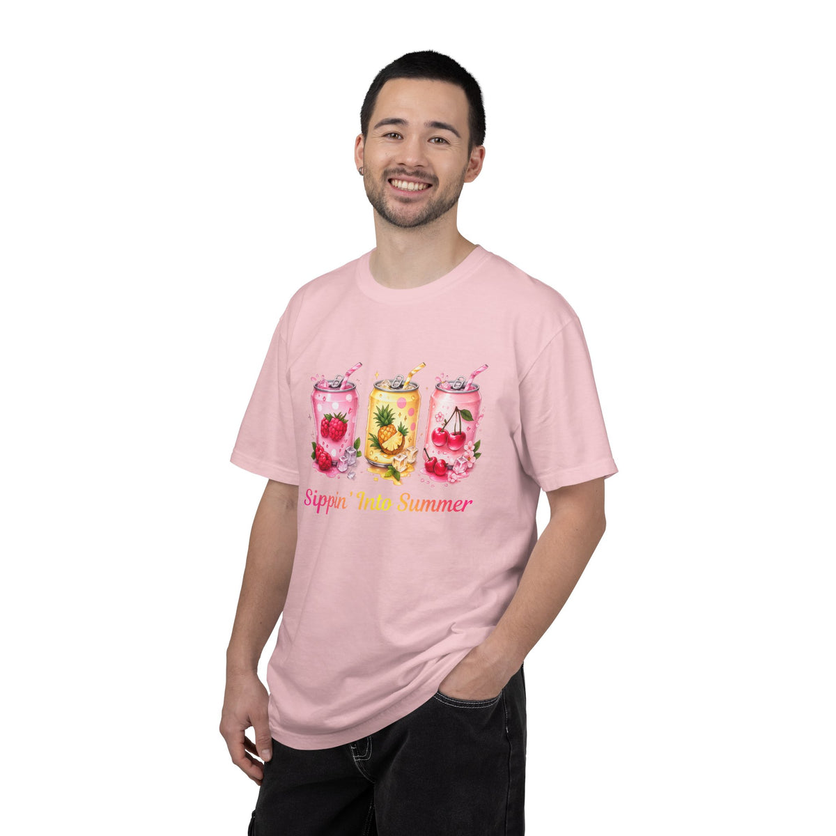 Sippin' Into Summer Fruit Soda Graphic T-Shirt