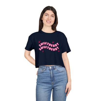 Sweetheart Crop Tee