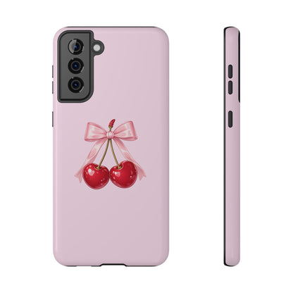 Cherry Bow Charm Samsung Case