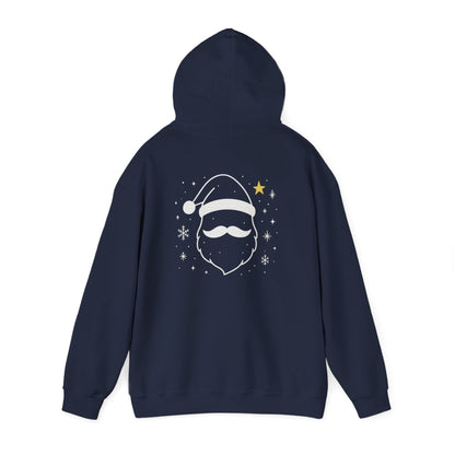 Starry Santa Hoodie Sweatshirt - Festive Holiday Christmas Clothing