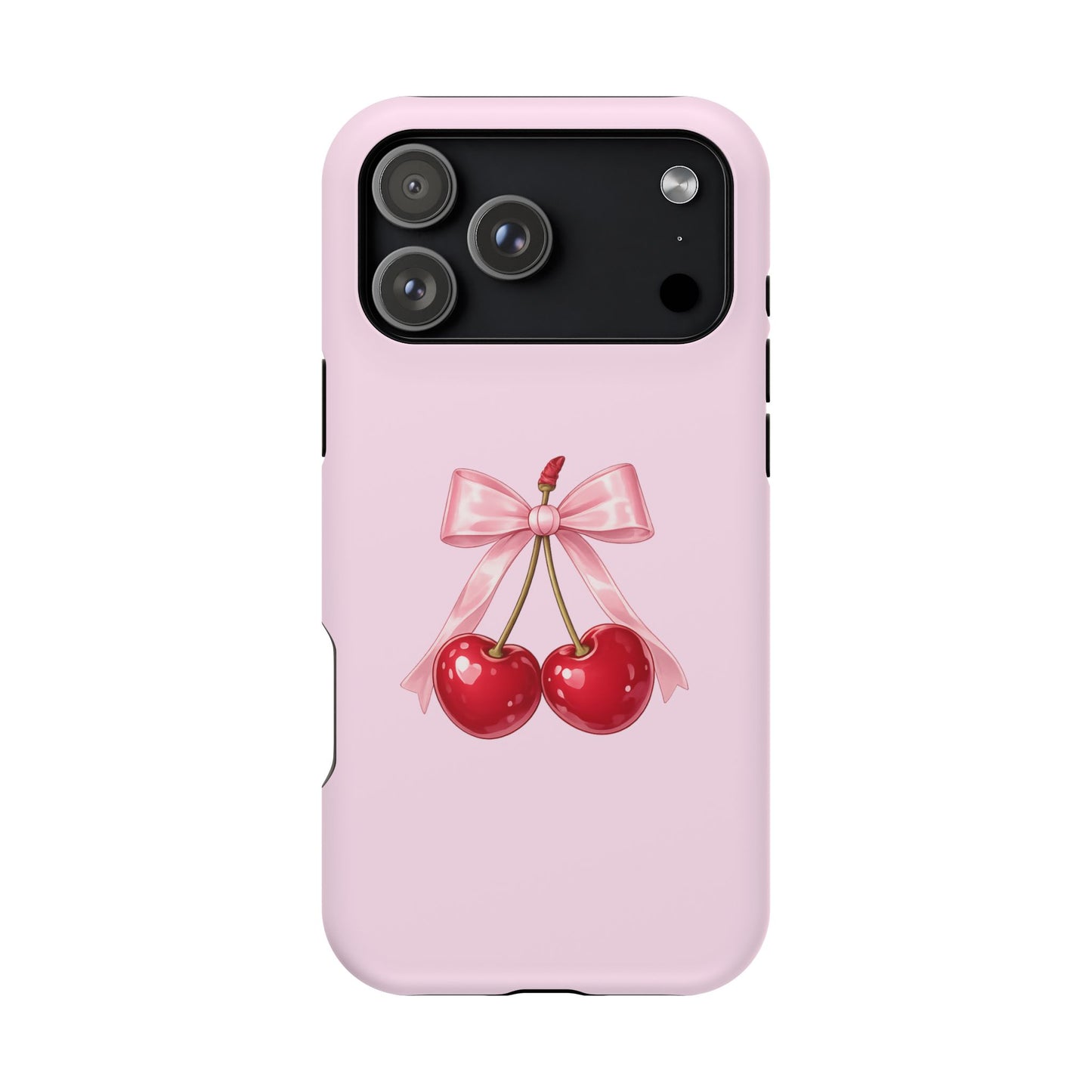 Cherry Bow Charm iPhone Case