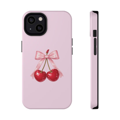 Cherry Bow Charm iPhone Case