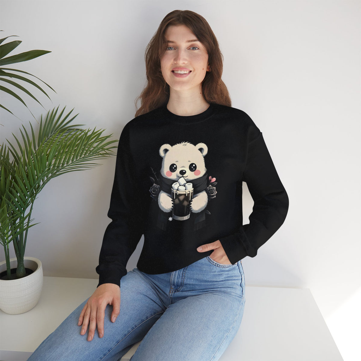 Coffee Bear Winter Sweatshirt