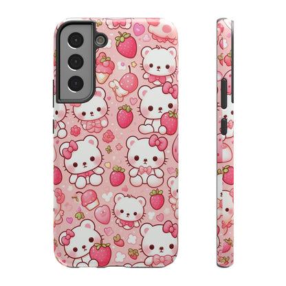 Kawaii Bear Samsung Phone Case