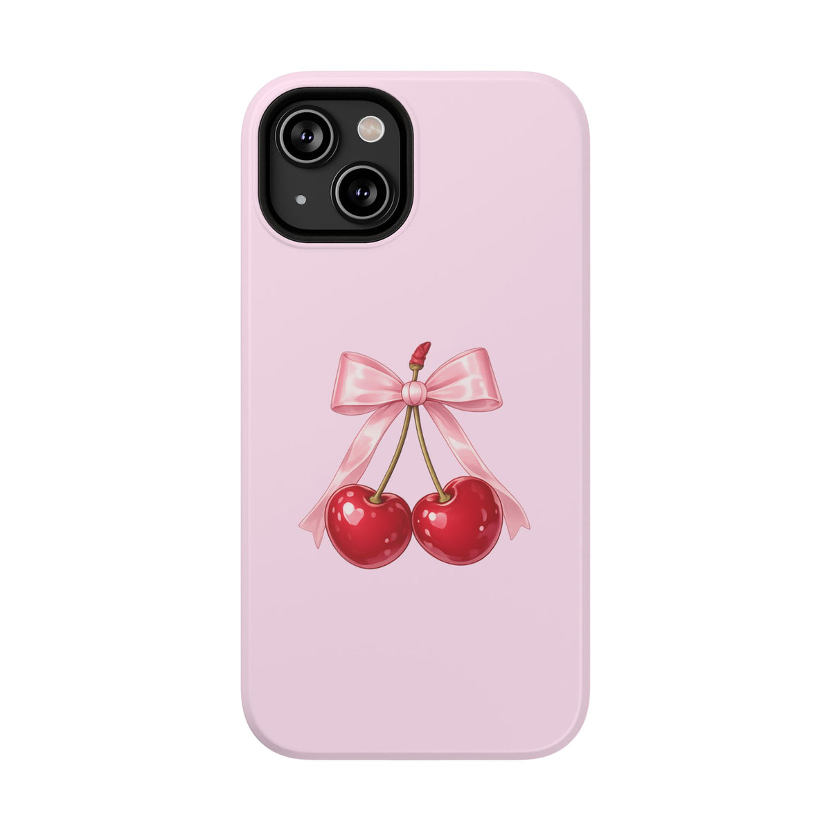Cherry Bow Charm iPhone Case