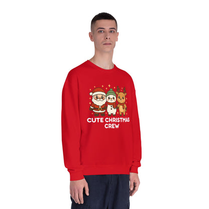 Santa Trio Sweatshirt — Christmas Holiday Crewneck