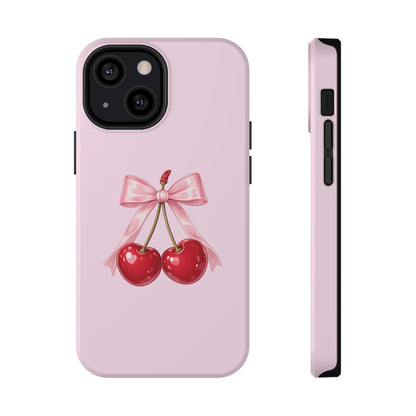 Cherry Bow Charm iPhone Case