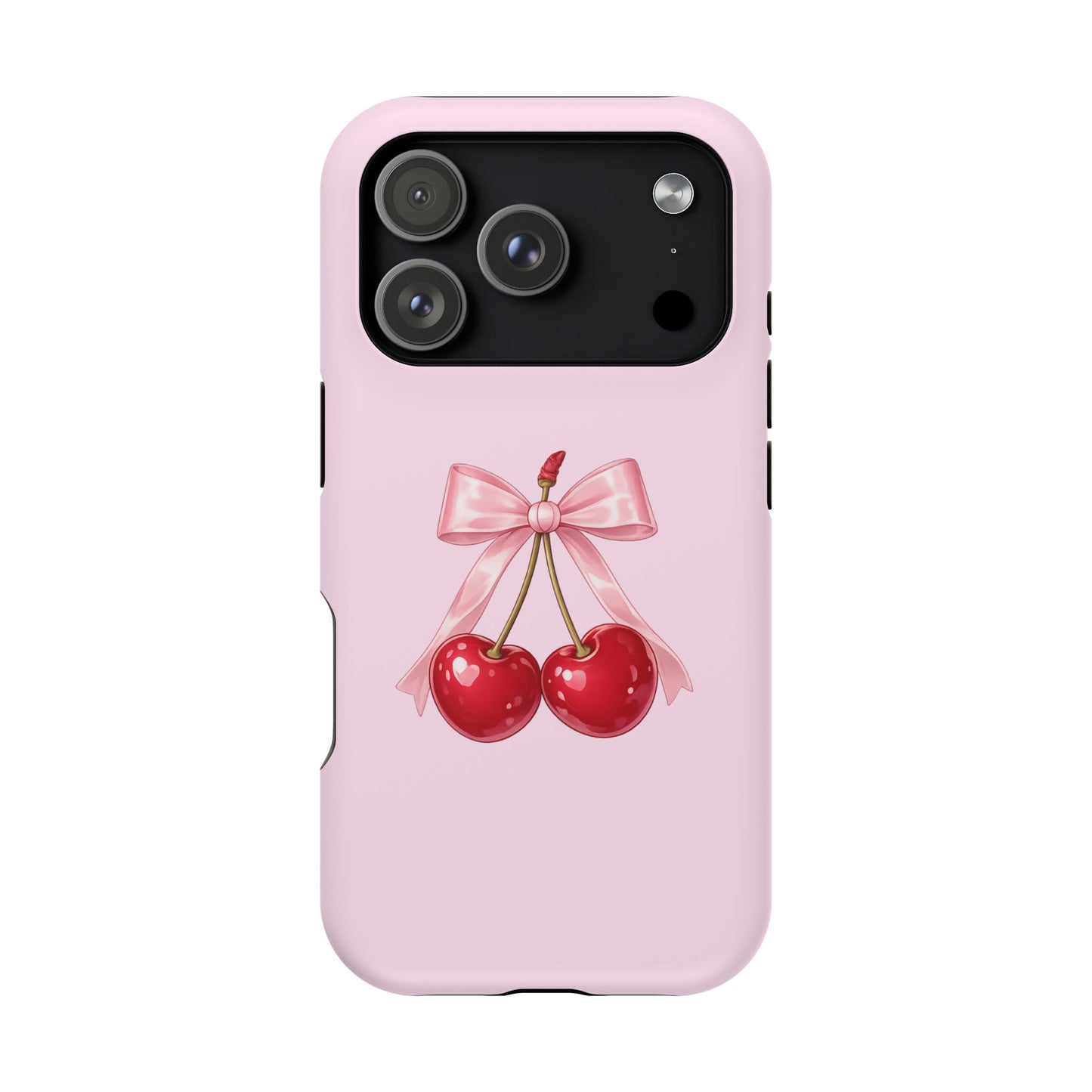 Cherry Bow Charm iPhone Case