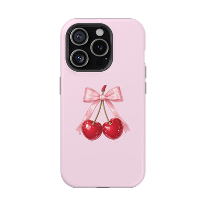 Cherry Bow Charm iPhone Case