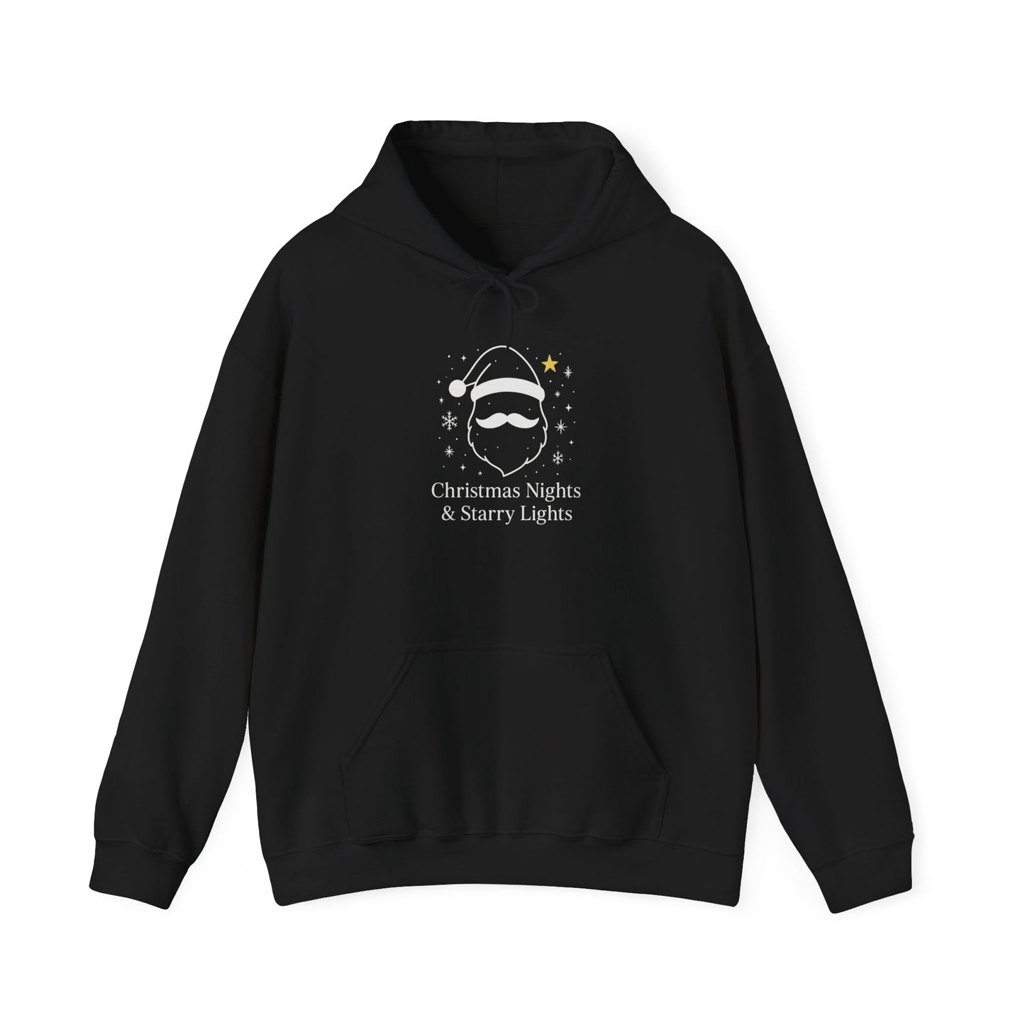 Starry Santa Hoodie Sweatshirt - Festive Holiday Christmas Clothing