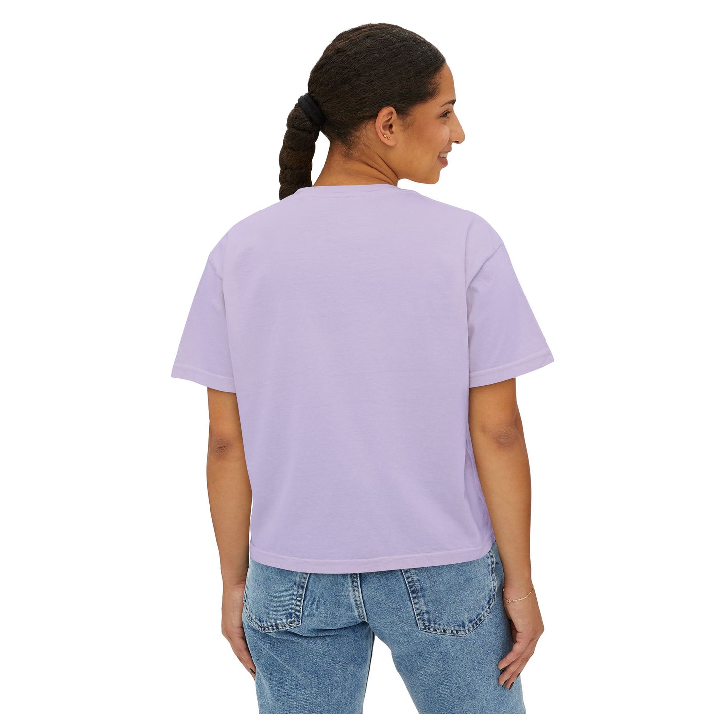 Boxy Tee - I'm Just A Girl Women's Graphic T-Shirt