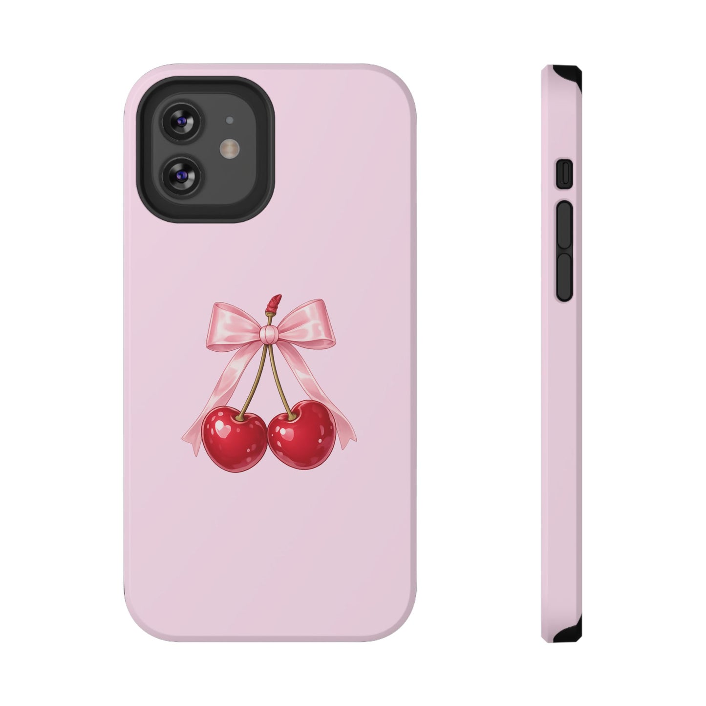 Cherry Bow Charm iPhone Case