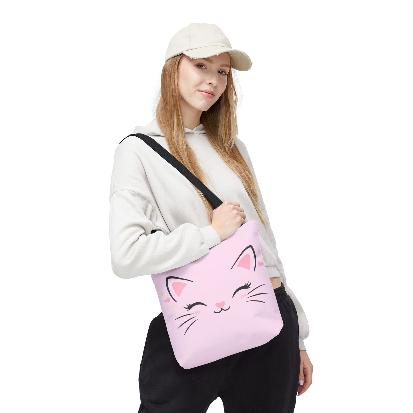 Blush Kitty Tote Bag