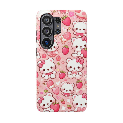 Kawaii Bear Samsung Phone Case