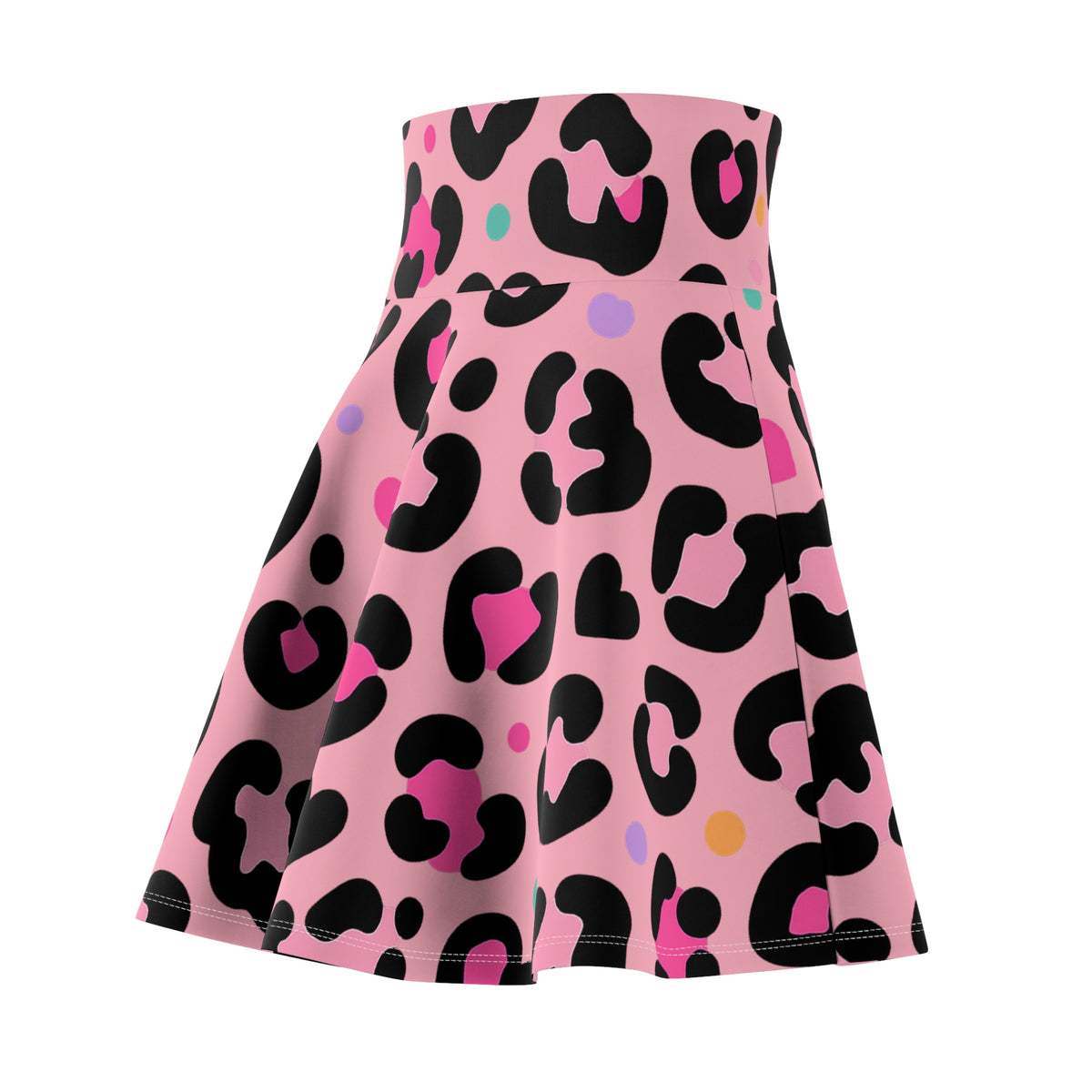 Leopard Skater Skirt