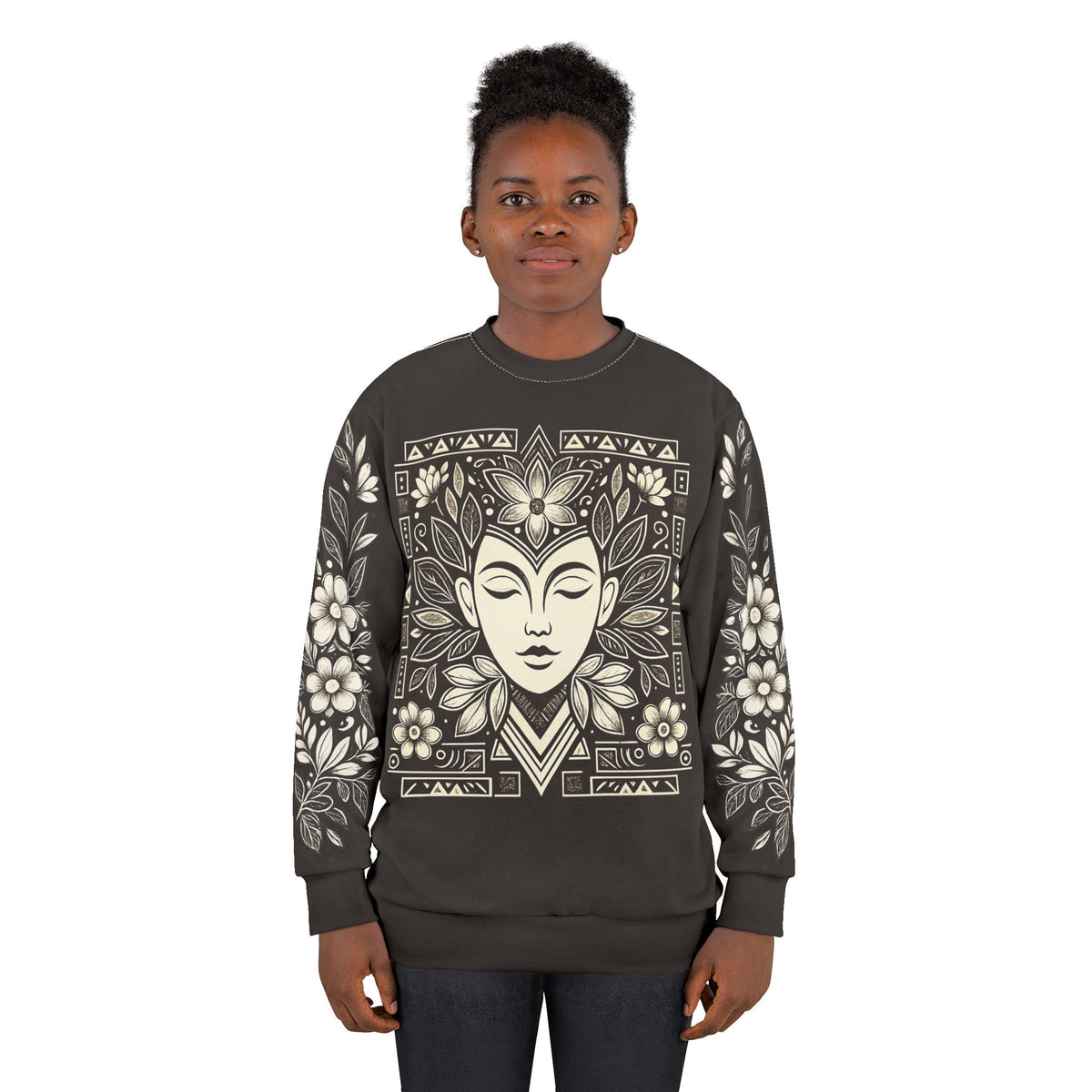 Ethereal Premium Floral Sweatshirt