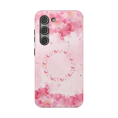 Tough Samsung Case — Cherry Blossoms Magnetic