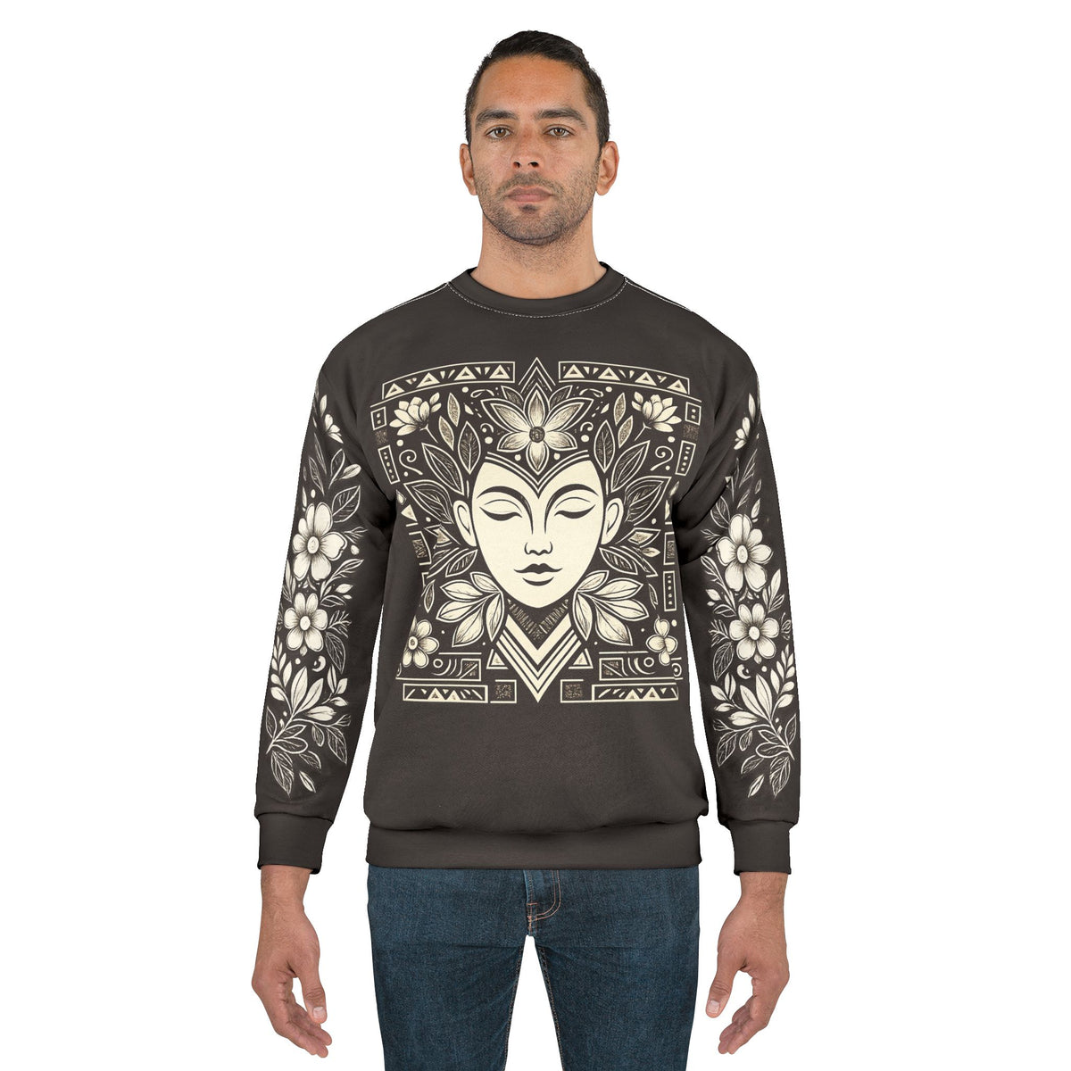 Ethereal Premium Floral Sweatshirt